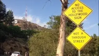 Hollywood sign drives locals to distraction