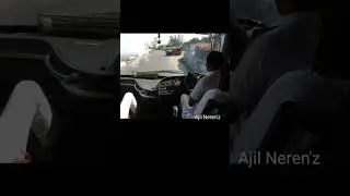 Wrong side driving Car finds Volvo Bus after a Deep Ghat section Turn