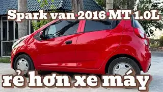 Spark van 2 chỗ 2016 MT 1.0L rẻ hơn xe m&aacute;y . Li&ecirc;n hệ 0566.418.666