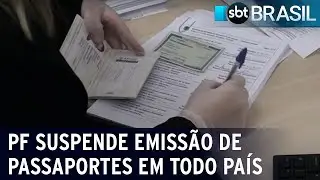 Por falta de dinheiro, PF suspende emiss&atilde;o de passaportes em todo pa&iacute;s | SBT Brasil (02/12/22)
