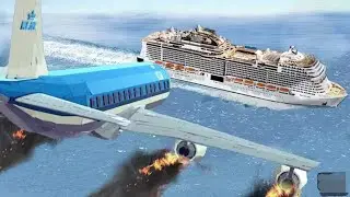[Big plane crash and shoot down video][Plane shoot down and big plane crash video](shoot bettleship)