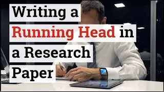Writing a Running Head in a Research Paper