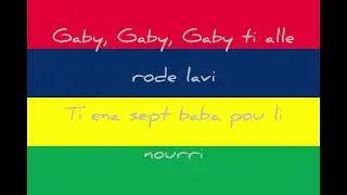 Gaby- Grup Latanier (Lyrics)