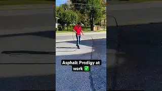 Parking lot sealer🚧😄 #construction #paving #blacktop #asphaltpaving #sealcoating #asphalt