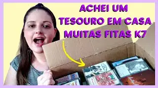 ENCONTREI UMA CAIXA COM FITAS CASSETE (K7) MUITO ANTIGAS • PRISCILA MARIOTTINI