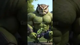 Superheroes but owls #cartoon #marvel #hulk #marvelcartoon #avenger #superherocartoon #shortvideo