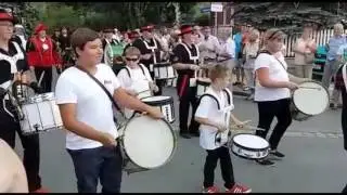 Der Wasunger Fanfarenzug - Winzerfest Freyburg 2016