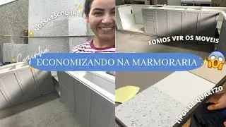 A COZINHA DOS SONHOS #4  MOVEIS PRONTOS E ESCOLHA DA MARMORARIA (rodapia, tomadas e mais)