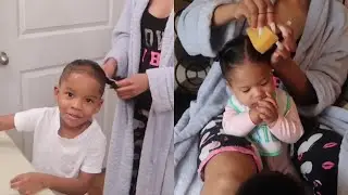 College Mom Morning Routine With Two Kids !
