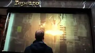 Vitrine de la Maison Repetto &agrave; Paris : Vitrine Interactive en 2012 ( fashion window display 2012)