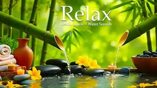 Calming Piano with Flowing Water 🌿 Deep Sleep and Stress Healing