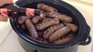 Beer Brats / Seared And Cooked In Beer