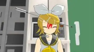 【MMD】家に帰ると妻が必ず死んだふりをしています。【レンリン】