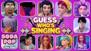 Only 3% Pass This K-Pop Demon Hunters Voice Test 😈🎧 | Guess Soda Pop, Rumi & Jinu