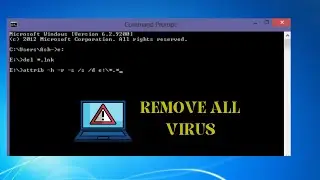 HOW TO REMOVE VIRUS USING CMD ||  DELETE ALL VIRUS FROM YOUR PC WITHOUT ANTIVIRUS
