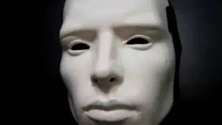 White dummy mask