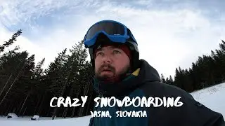 Crazy snowboarding in Jasna, Slovakia
