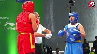 🔵 Shivani  🇮🇳 vs 🔴 Ekaterina Valchuk (AIN) 75 kg (Semifinal) 17th World Wushu Championship 2025