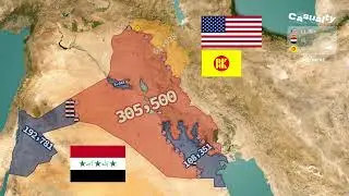 2003 Invasion of Iraq Using Google Maps | Operation Iraqi Freedom
