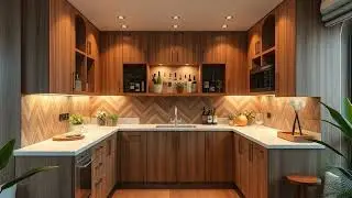 Unleash Delight: The Scandinavian Wet Bar Inspired by Chevron Colors!