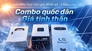 Combo quốc dân, giá tình thân, phù hợp gia đình tiêu thụ 1-1,5tr tiền điện