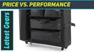 DR.LOMILOMI Wheeled Portable Massage Table Carry Case with Pockets - Ultimate Convenience for
