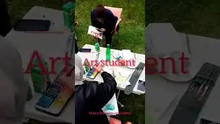 Art painting sessions #artist #paintingtutorial #gulmit #painting #colours#hunza #paintings #roses
