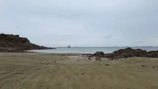 A Walk Along Plage de la Comtesse, 22410 Saint-Quay-Portrieux, C&ocirc;tes-d'Armor, Brittany, France #4k