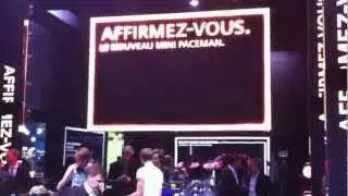 Animation Stand MINI | Mondial auto Paris 2012