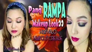 Pang malakasang RAMPA makeup look (Half Halo Half Cut Crease) (TAGALOG Tutorial)