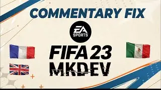 FIFA 23 Change Commentary language | FIFA 23 Commentary Fix | FIFA 23 mkdev #fifa23  #sally4d