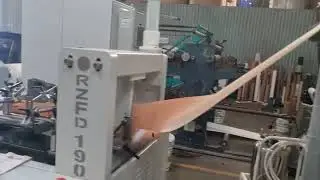 Block bottom paper bag machine with printing machine in Peru