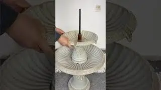 3 Tier Ceramic Fountain Assembly