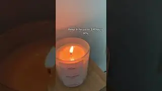 Scented soy candle (LUMI) tips for first-timers