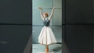 The Dark Side: Swan Lake Dance in Origami Form