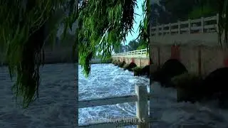 Amazing and Dangerous Canal Water Fall Okara Punjab | Canal View | #shorts  #viralshorts