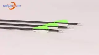 6mm shooting pure carbon shaft arrows for recurve bow
