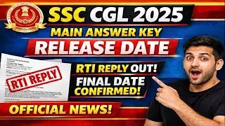 SSC CGL 2025 19 JANUARY 2026 MAINS EXAM ANSWER KEY RELEASE RTI REPLY UPDATE. DISCUSS IN DETAILS