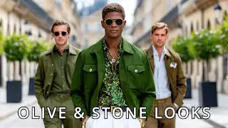 Ralph Lauren Inspired Spring Summer 2026 Men's Olive Drab & Stone | Rugged Modern Utility 🧥🌤️
