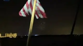 Magic Kingdom fireworks from Fort Wilderness boats