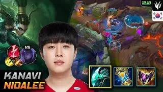 Kanavi Jungle Нидали Build Ночной жнец Казнь электричеством - LOL KR 12.18