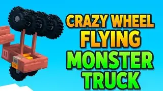 Crazy wheel Flying Monster Truck | Fancade Viral Build! | Gameplay 