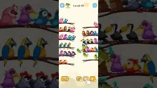 Bird Sort Colour GAMEPLAY LEVEL 111🔥Subscribe Channel@8-Bit games🔥