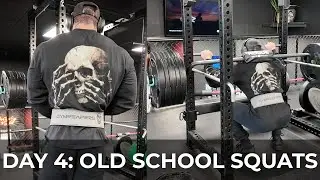 Old School Mass Gain Day 4 Squats!