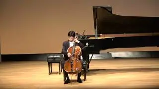 Yushin Hirai plays Bach: Cello Suite 2 Gigue