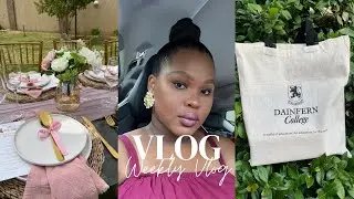 VLOG: Deco gig | Dainfern College Tour 🤯🥹💰| Errands | South African YouTuber