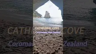 Walk to the famous rock arch Cathedral Cove #cathedralcove #coromandel #newzealand