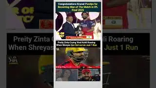Congratulations Krunal Pandya for Becoming Man of The Match in IPL Final 2025