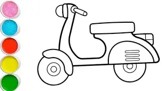 Scooty Drawing, Painting & Coloring For Kids and Toddlers_ Child Art