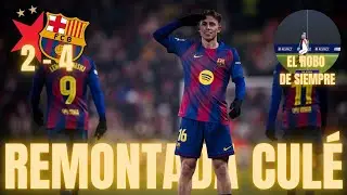 🔴REMONTADA CUL&Eacute;​🔵​SLAVIA PRAGA 2 - 4 FC BARCELONA🔥DOBLETE DE FERM&Iacute;N  GOLAZOS DANI OLMO Y LEWANDOSKI